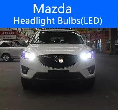 Автомобильные светодиодсветодиодный лампы для Mazda 3, Mazda 6, Axela, cx-5 Atenza, комплект передсветильник фар 90 Вт, 6000k, 360 лм, градусов