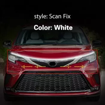 Автомобильные Водонепроницаемые светодиодные противотуманные фары 12 В DRL, декоративные светодиодсветодиодный дневные ходосветильник для Toyota Sienna XL40 XSE 2013-2022