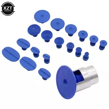 Автомобильные вмятины ремонт Съемник головка алюминиевый сплав винт М10/М12 18 шт. скользящий молоток и вытяжной Вкладыш клей вкладки