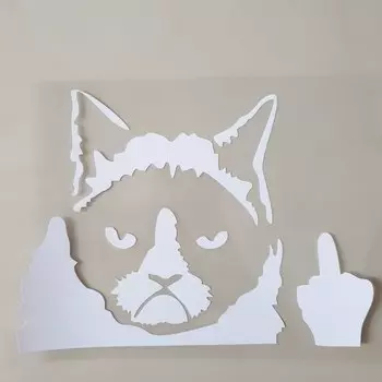 Автомобильные водонепроницаемые виниловые наклейки, 10-7,5 см