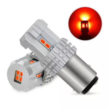 Автомобильные задние стоп-сигналы AUXITO, 2 шт., P21, 5 Вт, 1157, P21/5 Вт, BAY15D, цвет красный, 12 В, 3020 SMD