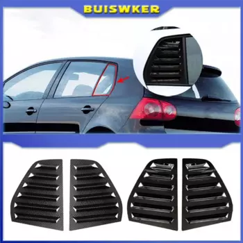 Автомобильные задние треугольные жалюзи для VW Golf 5 MK5 2003-2010, защитные наклейки на крышку, заднее стекло из АБС-пластика, затвор на окно