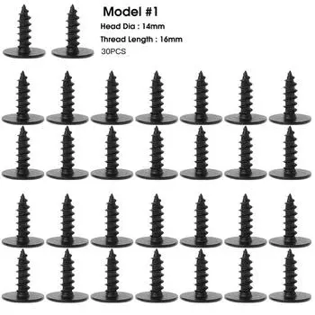 Автомобильные Зажимы 30 шт., крепежные саморезы для Audi A3 A4 A5 A6 A7 A8 Q3 Q5 Q7, защита от брызг двигателя