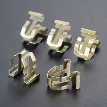 Автомобильные зажимы для Peugeot 308/408/307/206/207 Citroen C2 C5 Triumph, Центральная панель приборов, CD, DVD, металлический зажим с застежкой, 5 шт.