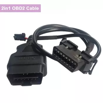 Автомобильный 16-контактный адаптер OBD для предохранительной двери, кабель OBD2, подходит для Dodge/Cummins RAM 1500, 2500, 2018-2020, коннектор 16P