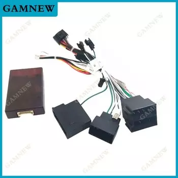Автомобильный 16-контактный адаптер жгута проводов аудио с коробкой Canbus для Mercedes-Benz W209 (02-06)/W203 (01-04) стереоустановка