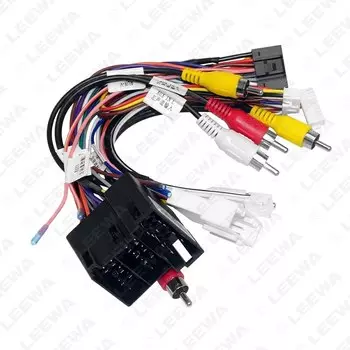 Автомобильный 16-контактный аудио жгут проводов LEEWA для KIA Sportage 3/Sorento/Hyundai Riona