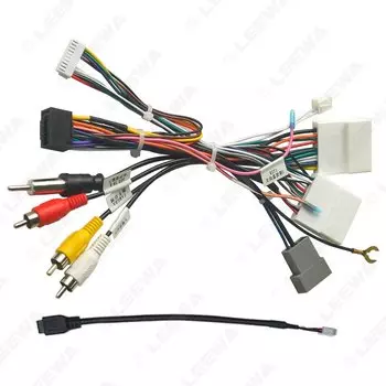 Автомобильный 16-контактный аудиокабель LEEWA с коробкой Canbus для Nissan X-TRAIL, установочный стереоадаптер для послепродажного обслуживания # CA6355