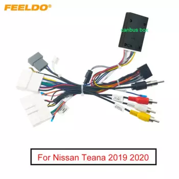Автомобильный 16-контактный стерео кабель электропроводки Canbus для Nissan Altima/Teana(19-20)/Sylphy(2020) Аудио радиоприемник Adap