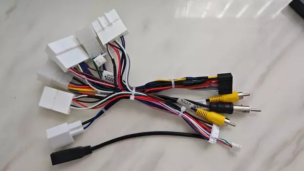 Автомобильный 16-контактный жгут проводов Android, адаптер кабеля питания с Canbus для Toyota Corolla/Camry/RAV4/Crown/Reiz