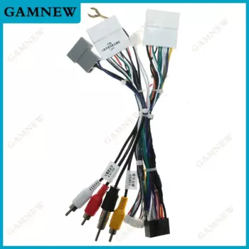 Автомобильный 16-контактный жгут проводов аудио с коробкой Canbus для Nissan X-TRAIL, высокий уровень Tirm, послепродажный стереоуставной провод, адаптер