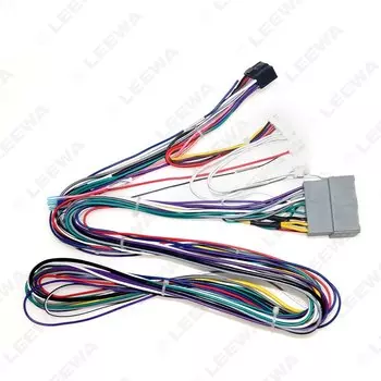 Автомобильный 16-контактный жгут проводов LEEWA с коробкой Canbus для Chevrolet Malibu XL Equinox, адаптер для стереоустановки # CA6599
