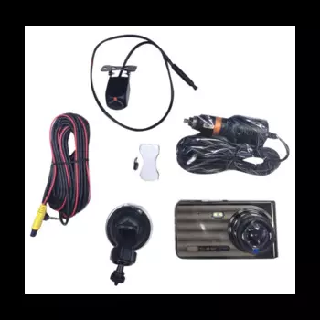 Автомобильный 4-дюймовый экран IPS 1080P + 720P HD 140 градусов широкоугольная камера видеорегистратор 24 часа мониторинг парковки DVR