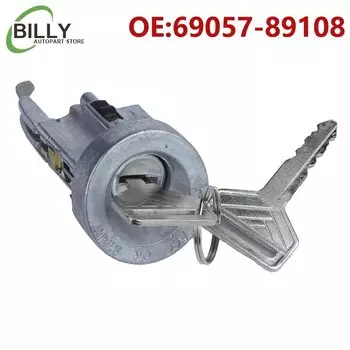 Автомобильный 69057-89108 Трос замка зажигания с 2 ключами 6905789108 для Тойота Камри 1983-1986 гг.