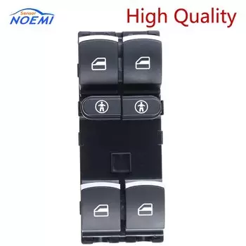 Автомобильный 7P6959857 7P6959857B для VW Touareg Sharan для Seat Alhambra 2011 2012 2013 2014 2015 2016 главный хромированный переключатель стеклоподъемника