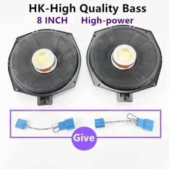 Автомобильный 8 дюймовый басовый динамик для BMW F10 F11 F30 G30 F34 G01 X5 X6 X3 X4 X1 X2, сабвуфер, громкоговоритель