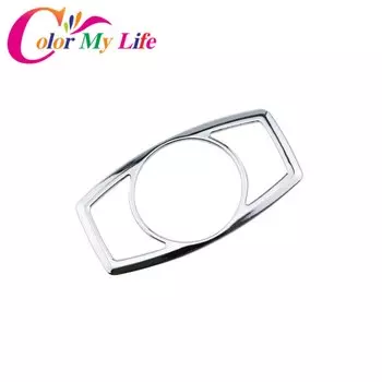 Автомобильный ABS хромированный переключатель фар накладка наклейка для Ford Focus 3 4 MK3 2012-2017 MONDEO KUGA Edge Mustang F150 F250 F350 F450