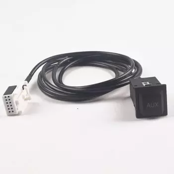 Автомобильный адаптер Aux-входа переключатель и кабель usb для Volkswagen VW GOLF MK6 JETTA MK5 RCD510 RNS510 Tiguan Passat 5KD035724A