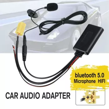 Автомобильный адаптер Bluetooth 5,0 для аудиокабеля Hi-Fi для микрофона Fiat Alfa Lancia