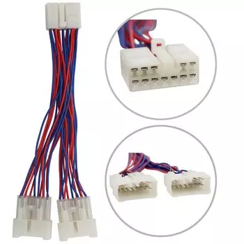 Автомобильный адаптер CD с аудио интерфейсом, разъем SD (5 + 7), соединение 1 к 2 для Toyota Camry Corolla RAV4 Yaris для Lexus IS 200 GS