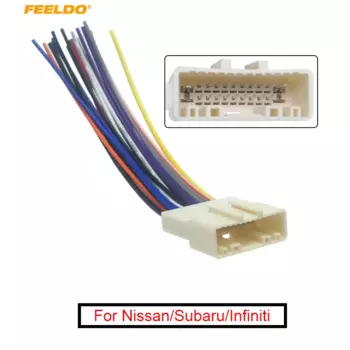 Автомобильный адаптер FEELDO 20Pin для Nissan/Subaru/Infiniti, установка на CD/DVD стерео # MX2938