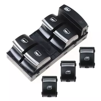 Автомобильный электрический переключатель стеклоподъемника 4F 0959851 H для Audi A3 8P A6 S6 RS6 C6 Q7 2004 2005 2006 2007 2008 2009 2010 2011 4F 0959855 Б