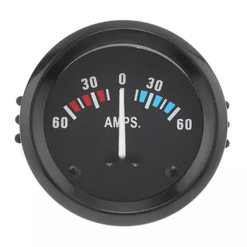 Автомобильный Амперметр Вольтметр Универсальный 12 в 60-0-60 Амперметр измеритель вольтметр 2 "52 мм для лодки грузовика вездехода Амперметр для автомобилей