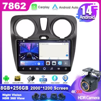 Автомобильный Android для Renault Dokker 2012 -2020, автомобильное радио, мультимедийный видеоплеер, навигация, стерео, головное устройство, GPS, Android, автомобильный № 2din