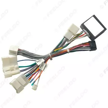 Автомобильный аудио 16-контактный адаптер жгута проводов FEELDO с Canbus для Lexus RX 300/Harrier (093) Android стерео установка