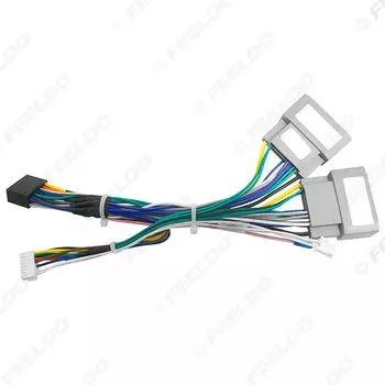 Автомобильный аудио жгут проводов для Dodge Ram Jeep Cherokee Wrangler 16-контактный адаптер для установки стереосистемы CD/DVD