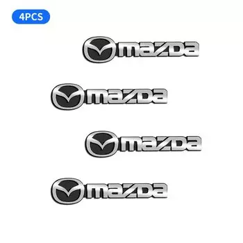 Автомобильный аудиодинамик, стерео эмблема, 3D металлическая наклейка для Mazda 2 3 6 5 Atenza CX3 CX5 MX5 CX7 Axela CX30 CX90 CX60 CX50, аксессуары
