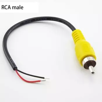 Автомобильный аудиокабель RCA Gakaki 15см