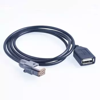 Автомобильный Aux аудио вход, разъем провода для передачи данных к USB-адаптеру-коннектор для Suzuki для Subaru