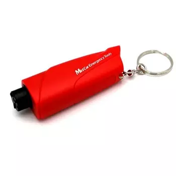 Автомобильный аварийно-спасательный нож, спасательный резак для ремня безопасности с цепочкой для ключей, Разрушитель окон, аварийный молоток