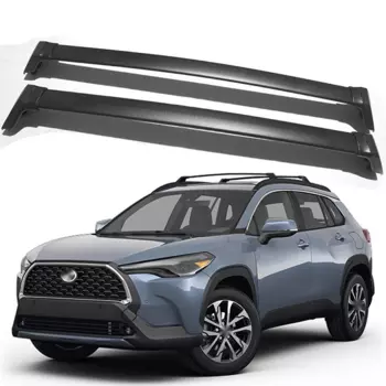 Автомобильный багажник на крышу в стиле OEM для Toyota Corolla Cross 2020-2025, рельсы, багажник, багажник, верхняя поперечина, аксессуары для рейки