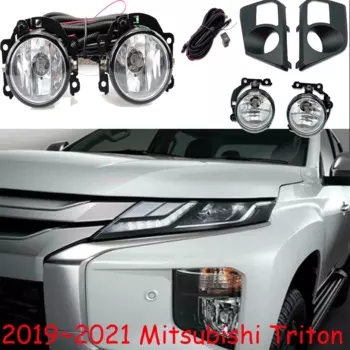 Автомобильный бампер, фара, противотуманная фара Triton, 2019 ~ 2021y, автомобильные аксессуары, галогенная лампа, автопроводной переключатель Hanress, ВКЛ/ВЫКЛ