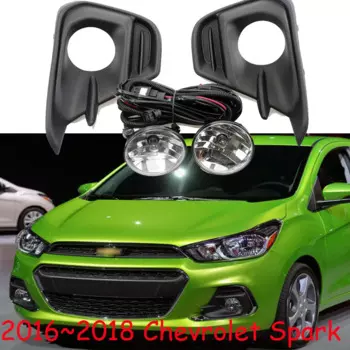 Автомобильный бампер фары для Spark противотуманные фары 2016 ~ 2018y автомобильные аксессуары галогенная лампа авто Spark лампа