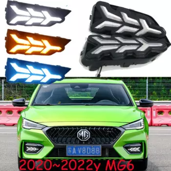 Автомобильный бампер головной свет для MG6 дневсветильник MG 6 2020 ~ 2022y DRL автомобильные аксессуары светодиодный ные фары для mg6 противотуманные светильник ры