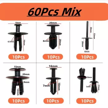 Автомобильный бампер, крыло, колесная арка, крепежные зажимы для BMW E6 E12 E28 E30 E53 E60 E71 E72 E85 E90 F10 F11 F25, пластиковая заклепка для брызговика