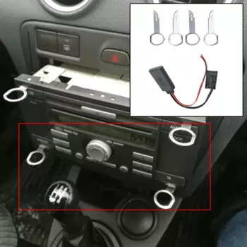 Автомобильный беспроводной Bluetooth-совместимый модуль 6000CD музыкальный адаптер Aux аудиокабель для Ford абсолютно новый и высококачественный