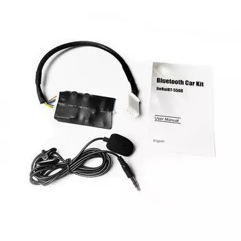 Автомобильный Bluetooth 5,0 комплект AUX гарнитура Музыкальный адаптер кабель для Toyota RAV4 Corolla Avensis Auris Camry AVRCP 6 + 6 12 контактов радио