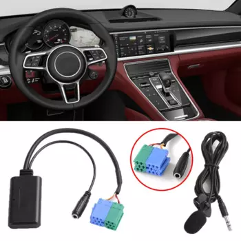 Автомобильный Bluetooth 5,0 стерео аудио AUX вход кабель мини штекер для Porsche Becker автомобильный Bluetooth комплект автомобильные аксессуары