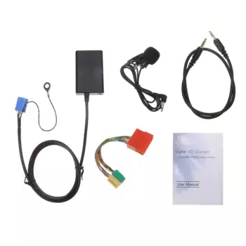 Автомобильный bluetooth-адаптер Aux с микрофоном для Audi A2 A3 8L 8P A4 B5 B6 B7 A6 4B A8 4D