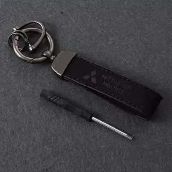 Автомобильный брелок-держатель для Mitsubishi Ralliart Lancer Outlander Pajero L200 ASX Mirage Eclipse Montero EVO9 Galant, аксессуары