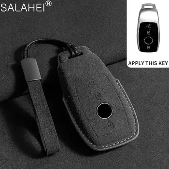 Автомобильный брелок для дистанционного ключа, чехол для Mercedes Benz A C E S G Class GLC CLE CLA GLB GLS W177 W205 W213 W222 X167 AMG, аксессуары