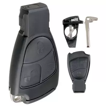 Автомобильный брелок для ключей чехол для замены умная вставка чехол для пульта дистанционного управления с балдой и держателем аккумулятора для Mercedes-BenzC M B E CL