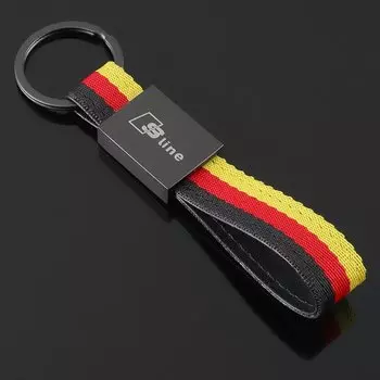 Автомобильный брелок для ключей, держатель для ключей для мужчин и женщин, подарок для Audi Sport RS S Line QRS5 RS6 RS7 S7 S8 S5 S6 S7 QS5 Q5 Q7 Q8 TT A5 A7