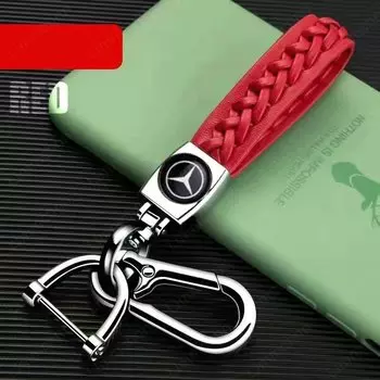 Автомобильный брелок для ключей, кожаный брелок для ключей с дистанционным управлением, аксессуары для Mercedes Benz S320 W164 W203 W204 W168 C180 E320 A200 CLA ML GLA AMG
