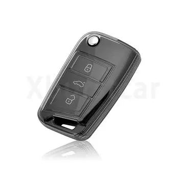 Автомобильный брелок для ключей, полное покрытие для SEAT Ateca Leon FR 2 Ibiza для Skoda Octavia для VW Volkswagen Golf 7 MK7 Tiguan MK2