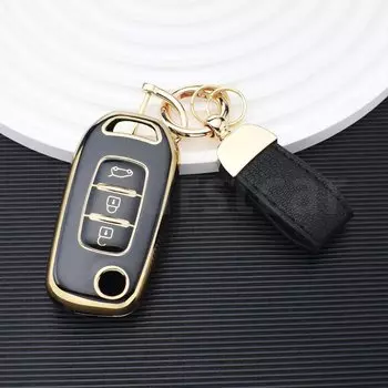 Автомобильный брелок для Renault Kadjar Captur Megane Sandero Stepway Logan Clio 5 Arkana, мягкий чехол из ТПУ для автомобильного ключа, брелок для ключей